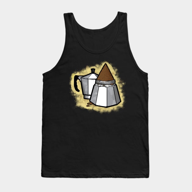 Espresso in the Moka Tank Top by bulacignale